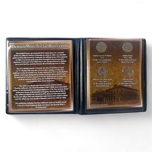 Denver Mint Nickel Collection 4pc Collectible Coin Set